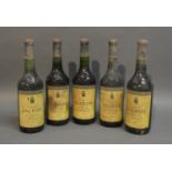 Five Bottles Chateaux Talbot Medoc 1973