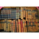 Coopers Surmons Seven Volumes, Together With A Collection of other leather bound books