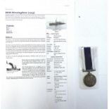 Naval Long Service Medal (GeoV) named to K.16675 F. Luck, SPO, H.M.S. Birmingham. Comes with