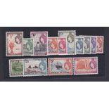 Tristan Da Cunha 1954- set 1/2d - 10/- um/mint, SG14-27