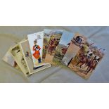 Lancer Regiments including RP and Artist postcards, including: Harry Payne, Tucks etc. (10)