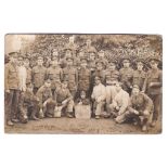 Royal Engineers WWI - No.2 Section 88th Field Coy 0 fine RP group photo with improvised sign at