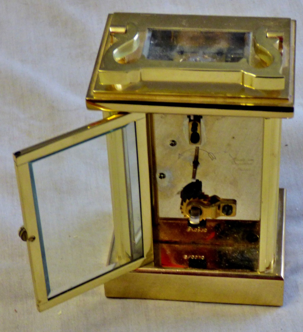 Good looking carriage clock- Woodford of England, seven jewel, appears in good order, but needs some - Image 8 of 8