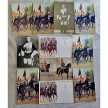 Royal Horse Guards RP and Artist postcards (11) The Blues Battle Honours, Portraits etc.