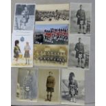 Argyll and Southland Highlanders, Highlanders Route Marching; Several fine RP's, Portrait WWI etc,