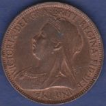 Great Britain Halfpenny - 1901 Queen Victoria Ref S2962, Grade AUNC.