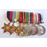 WWII Group of Seven to C.P.O. A. R. Seymour, R.N. With 1939-45 Star, Atlantic Star, Burma Star,