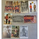 Coldstream Guards range of RP and Artist postcards including Harry Payne (10)