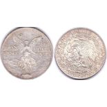 Mexico 1921-2 Pesos, KM462, Rare in higher grade, GEF/Aunc