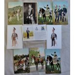 Hussar Artist Postcards including: 8th Hussars, Yorkshire Hussars, Harry Payne, Tuck's etc. Good lot