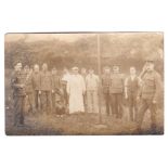 Royal Army Medical Corps Group RP 'Orderlies' relaxing, Hudd War Hospital