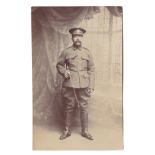 Royal Artillery WWI RP Staff Sergeant J.R. Blakey B.S.M. Used 1908 to Major W.H. Gane, VD, RFA,