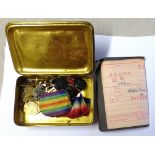 WWI Medals to Pte. W.G. Adams, RASC in 1914 Princess Mary's Gift tine with a selection military