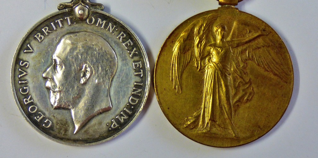 WWI Pair of Medals to 1187 BMBR. G. E. Potter, R.F.A. - Image 4 of 6