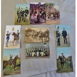 Hussar RP and Artist Postcards including: 4th Hussars, 7th Hussars, Harry Payne, Tuck's etc. Good