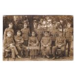Royal Army Medical Corps WWI No.2 Military Hospital, superb RP group photo used 1917
