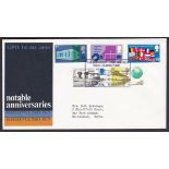 Great Britain(FDC;s) 1969-(2nd April) Notable Anniversaries set, Manchester/Alcock + Brown, First