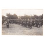 London Regiment (8th Post Office Rifles) WWI Bn Parade and Inspection Party, Fine RP