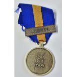 European Security and Defence Policy Service Medal with ‘Althea’ bar, unnamed as issued.
