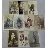 Argyll and Sutherland Highlanders WWI range of RP postcards (10)