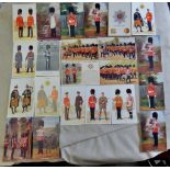 Irish Guards - Fine batch of twenty cards, few RP's and Artist colour cards. (20)