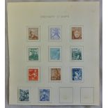 Japan 1948-Definitives set 30 years SG488/497(11) m/mint, Cat £240