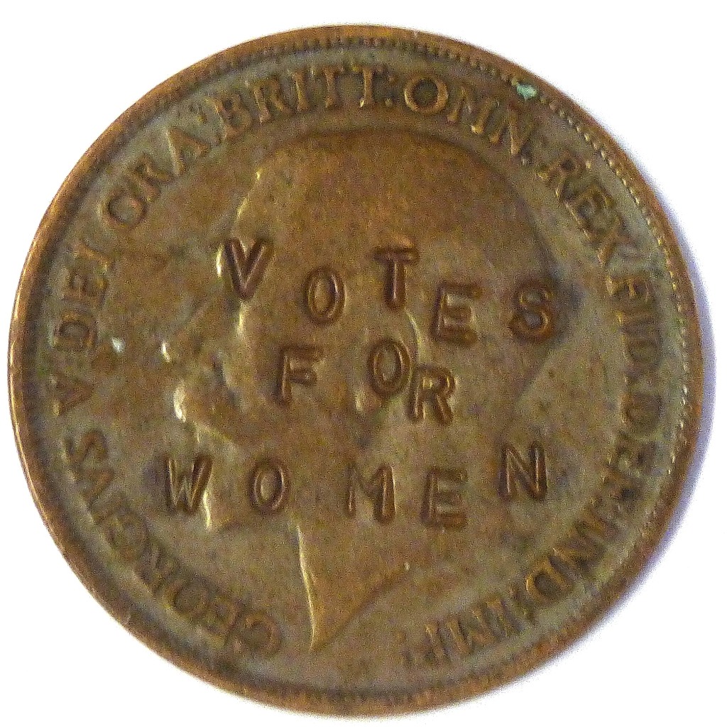 WWI Suffragette Interest 'Votes for Women' Penny - Image 6 of 6