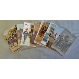 Lancer Regiments including RP and Artist postcards, including: 5th Royal Irish, 17th Lancers,