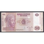 Congo (Dem. R.) 2007 50 Francs P91A, UNC.