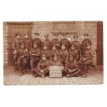 Royal Artillery WWI RP HQ D.A.C. Officers Mess Staff Group photo dated "Kirchtropsdorf May 1919"