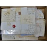 Great Britain-An accumulation of mostly Elgin + Schick postal history with a range of pre-adhesive