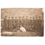 Glamorgan Yeomanry WWI RP Portrait with soldiers wife, photo Bone, Hunstanton