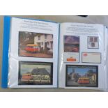 Great Britain - Royal Mail Post Bus Services- A fine collection well displayed with cards,