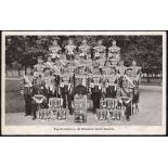Scots Guards - The Drummers, 1st Battalion Scots Guards, good photographic postcard.