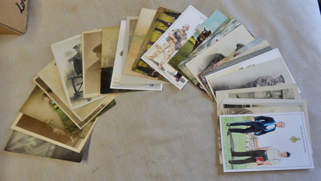 Army Service Corps - Fine range with many WWI RP postcards (30)