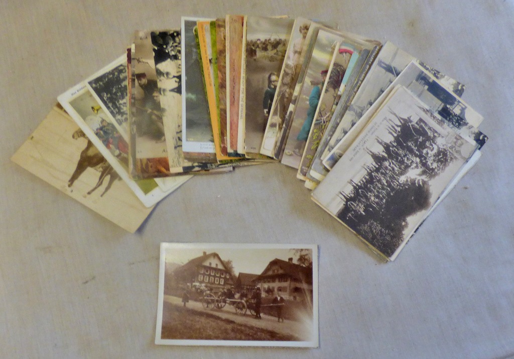 French Military Postcards - Fine collection of French - WWI postcards, bands, Dragoons, Artillery-