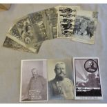 German WWI - Imperial Army, a range of mostly RP postcards (20)