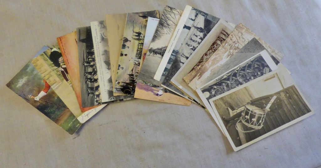 Military Bands WWI-mostly - some fine RP postcards (19)