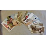 Fusiliers - Range of (20) cards includes WWI, RP's etc.