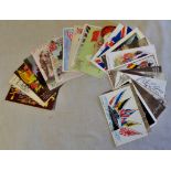 Patriotic Postcards - WWI - Colourful range (25+)