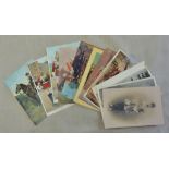 Life Guards-Good range of twelve postcards includes RP Band, Horse Wrestling etc