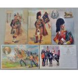 The Black Watch and Scots Guards - to artist cards by Harry Payne-The Duke of Wellington -