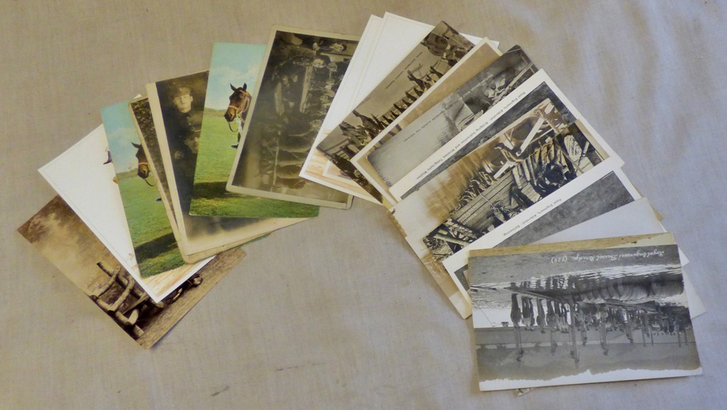 Royal Engineers Barrel Bridge & others, some fine RP cards (20)