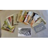 Fusiliers - WWI - RP's, Artist colour postcards, good lot (20)