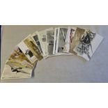 Aviation - WWI + WWII - mostly photographic postcards - British + German (17)