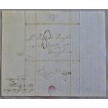 Scotland 1795 EL-Elgin to Sale Agent at Wemyts? With SL Elgin and m/s '6' rate***