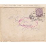 South Africa (Boer War), 1902 (16 Feb) cover Bronkhorstspruit to Cradock, Pretoria and Cradock