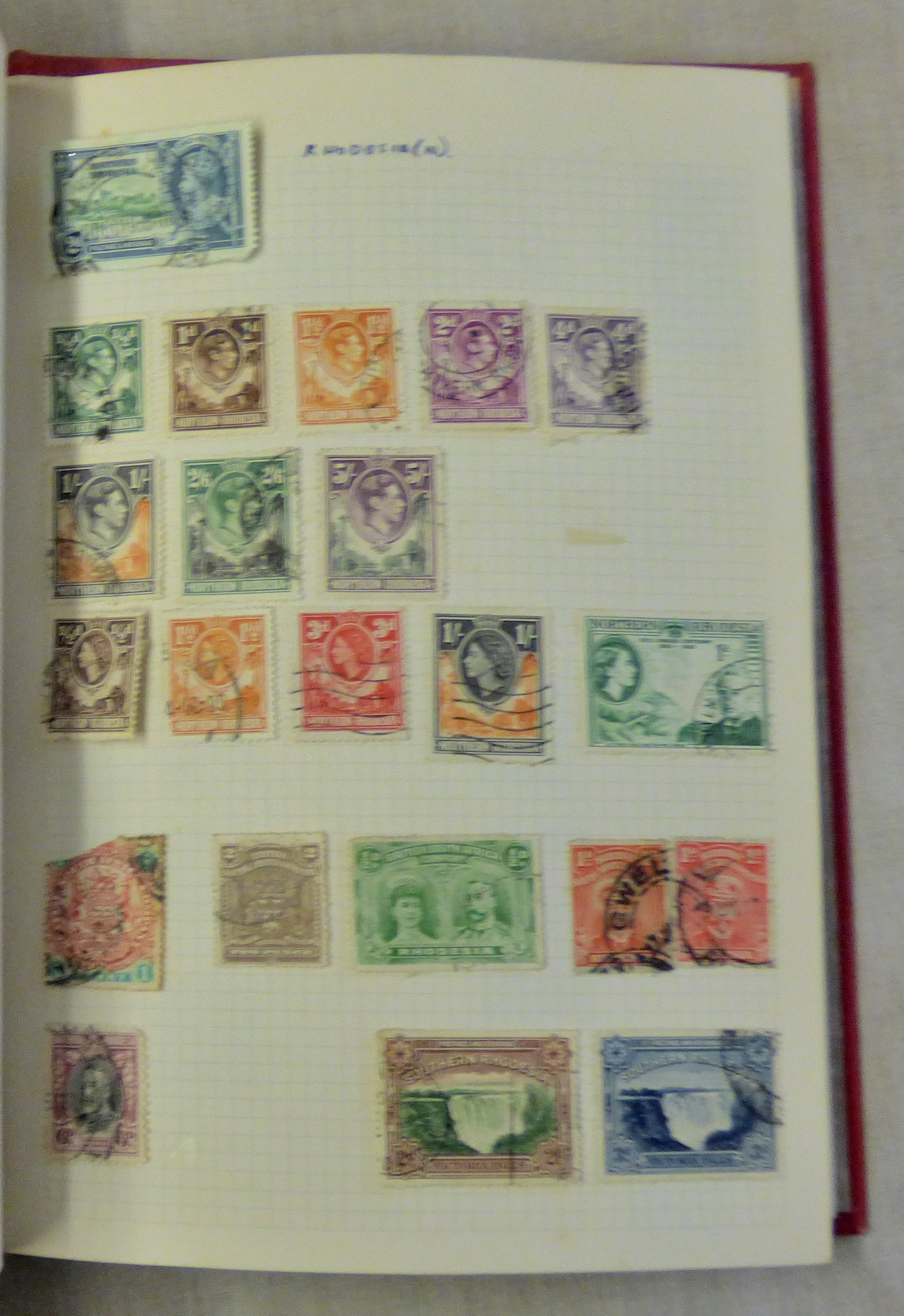 Australia - used and mint in a large blue album untidy, mostly quite modern, includes packs, FDC'