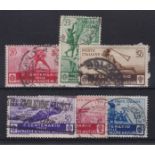 Italy 1934 Military Medal Centenary selection of 6 used stamp. Catalogue value £35