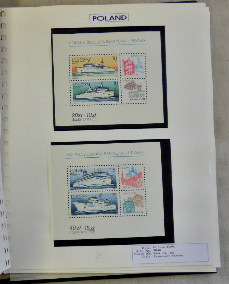 Poland 1963-1992-A collection of miniature sheets, minty (u/m) and fine used, also 1973 'Socphilex - Image 2 of 2